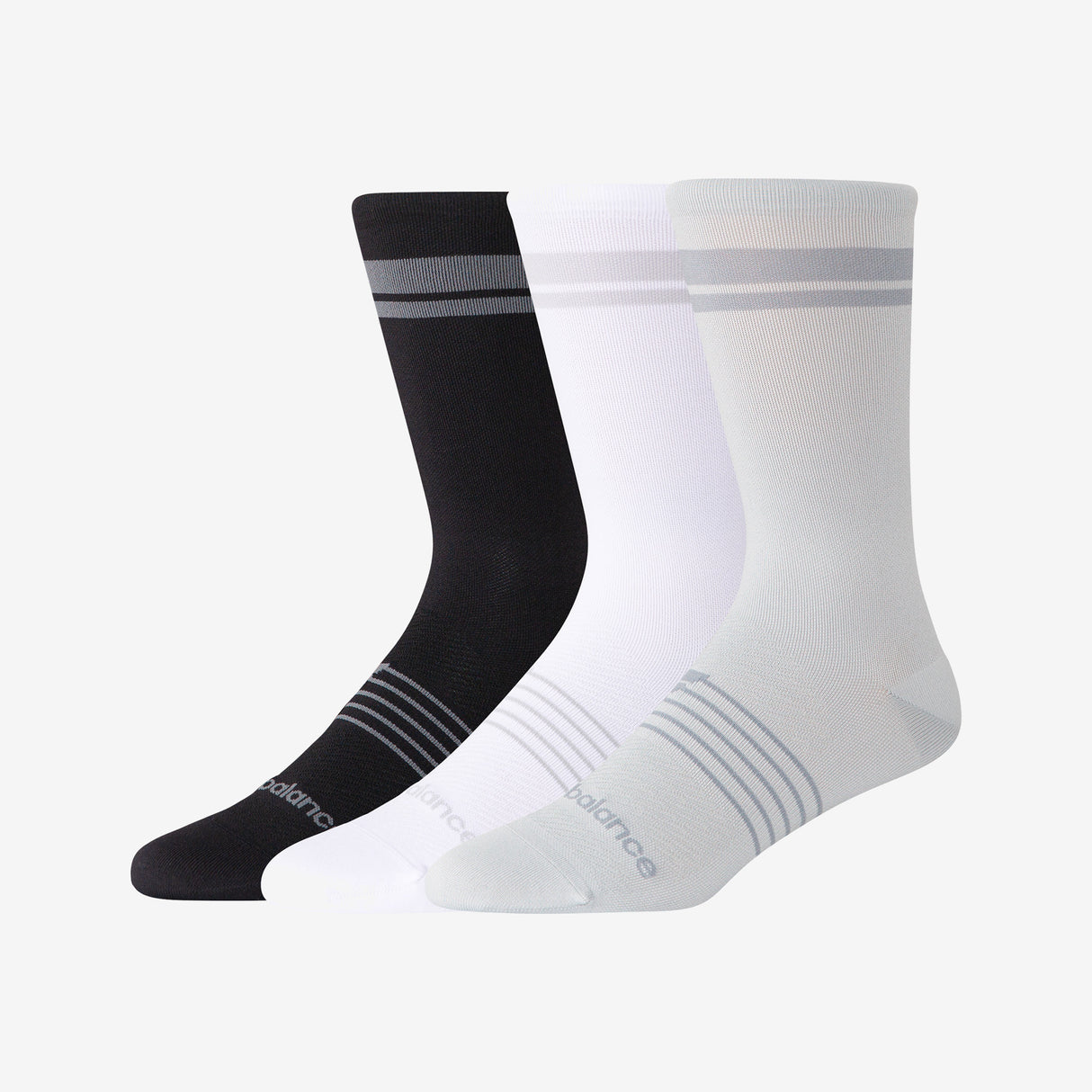 New Balance - Pro Run Crew Socks 3 Pack - Unisexe