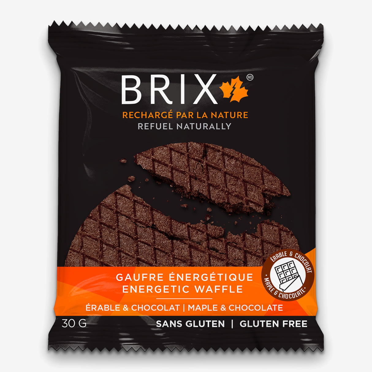 Brix - Gaufre énergétique 30g (Boîte de 24 unités)