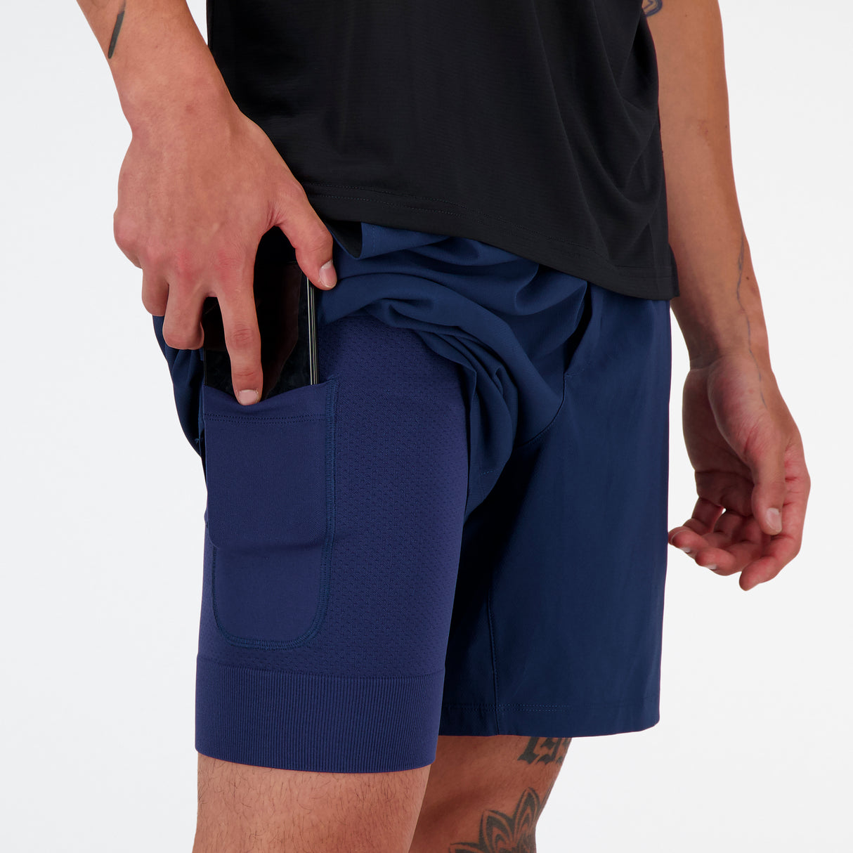 New Balance - AC Lined Short 7" - Homme