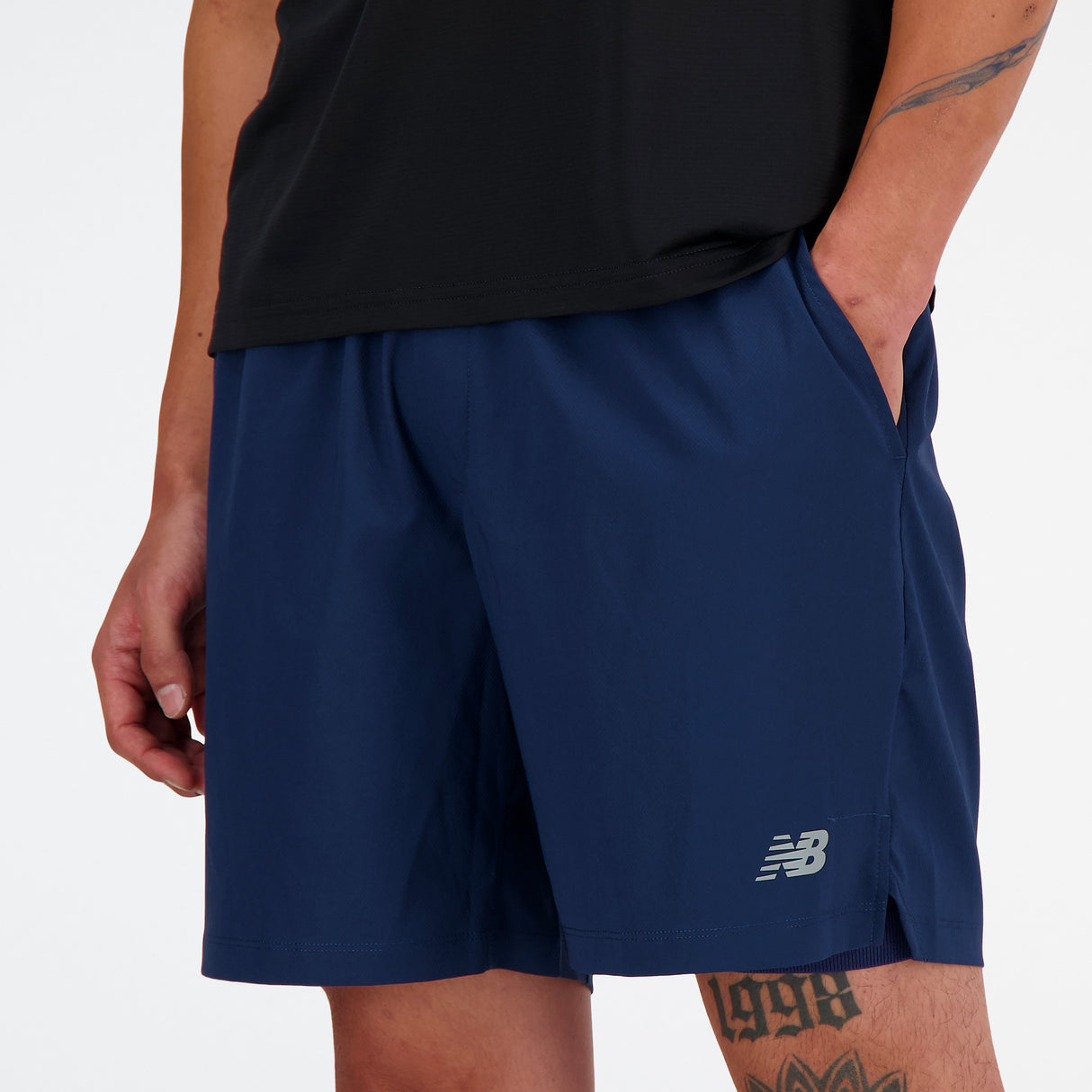 New Balance - AC Lined Short 7" - Homme