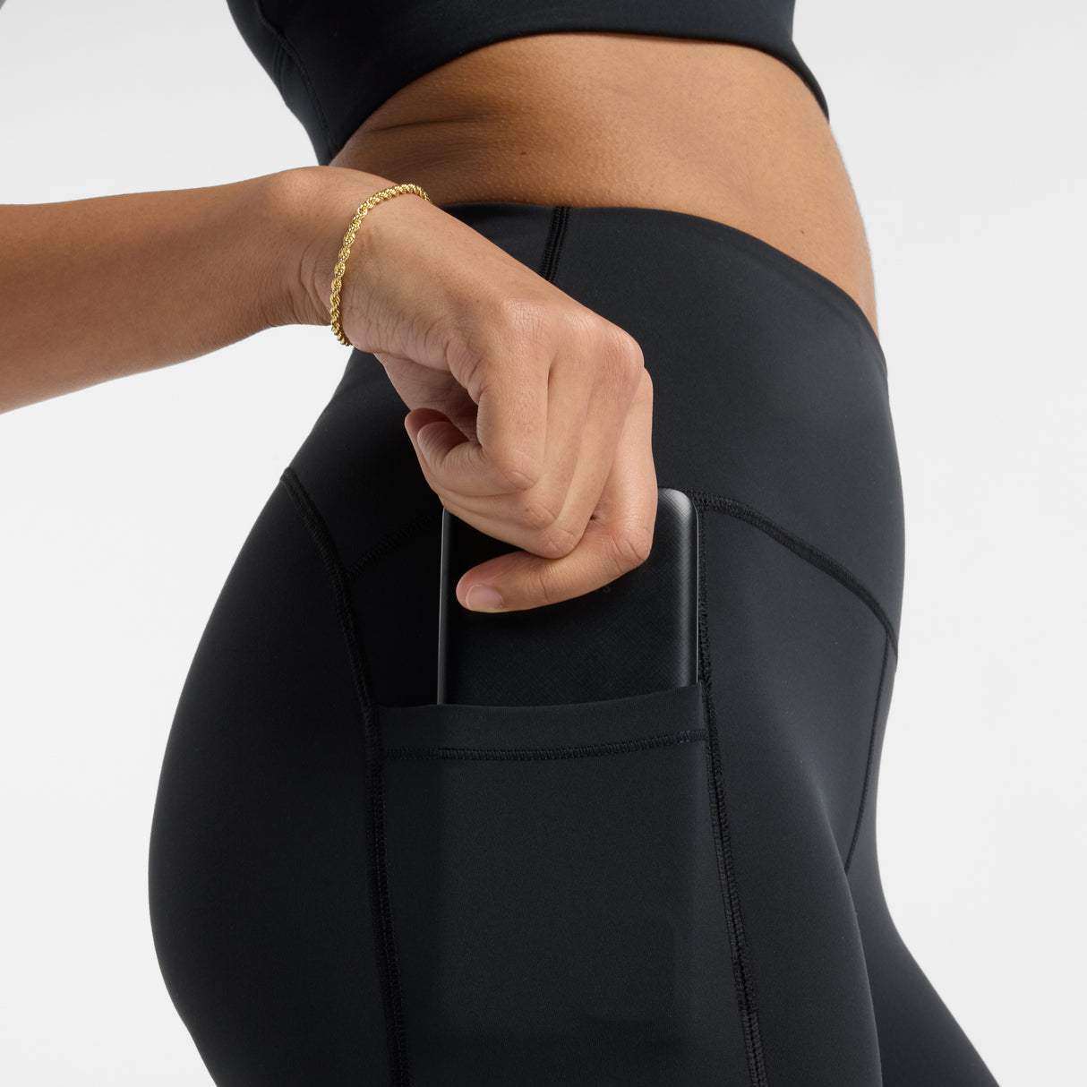 New Balance - Sleek Pocket High Rise Legging 25" - Femme