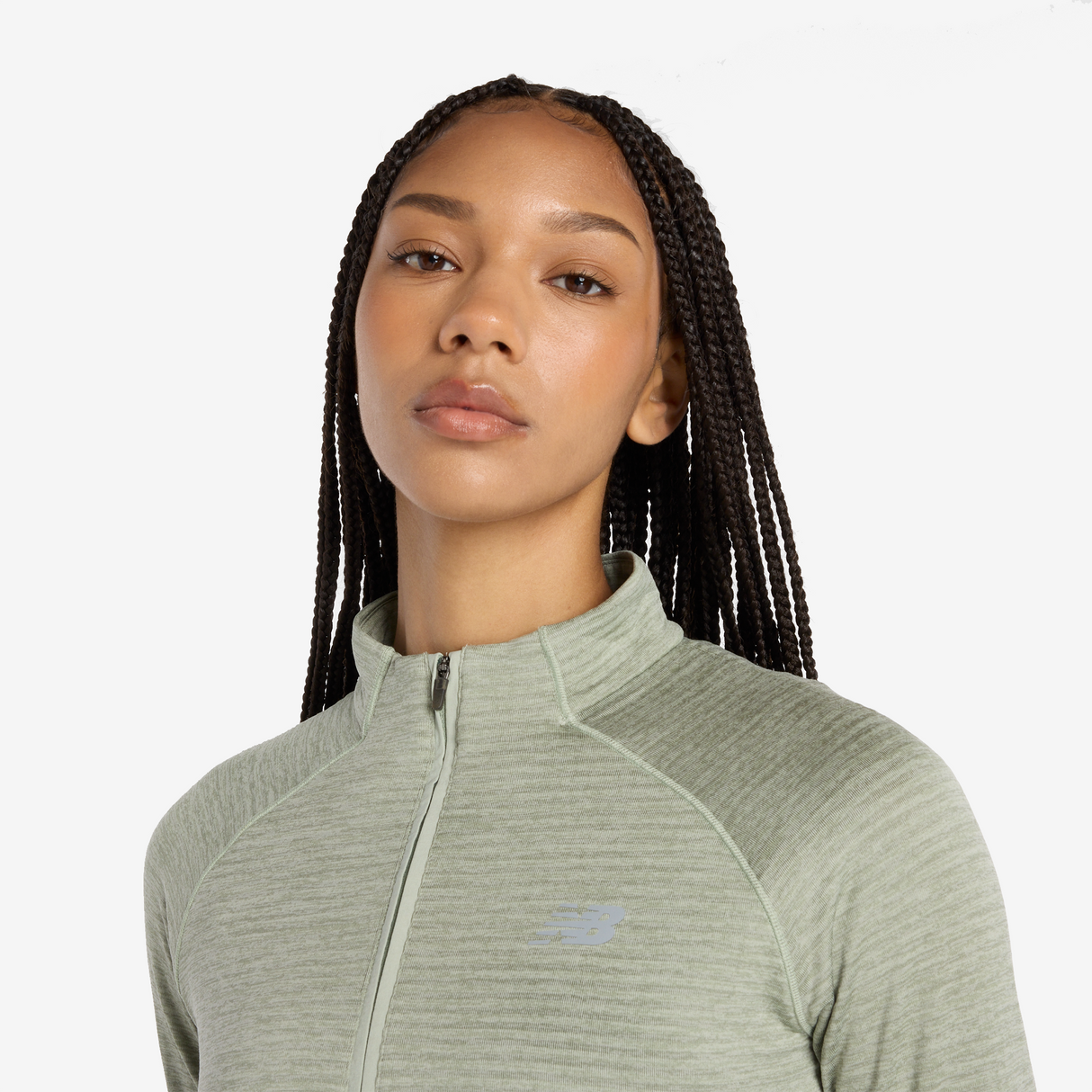 New Balance - Athletics Heat Grid Half Zip - Femme