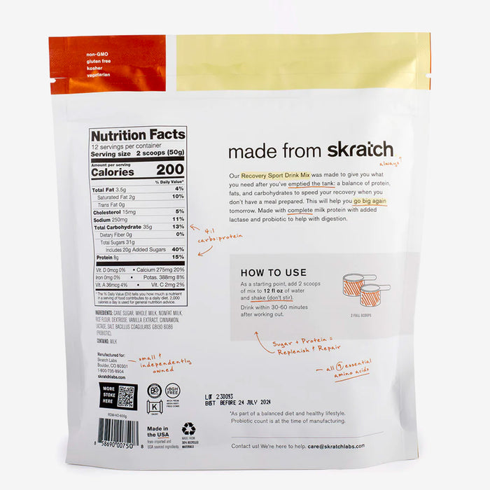 Skratch Labs - Recovery Drink Mix - 600g
