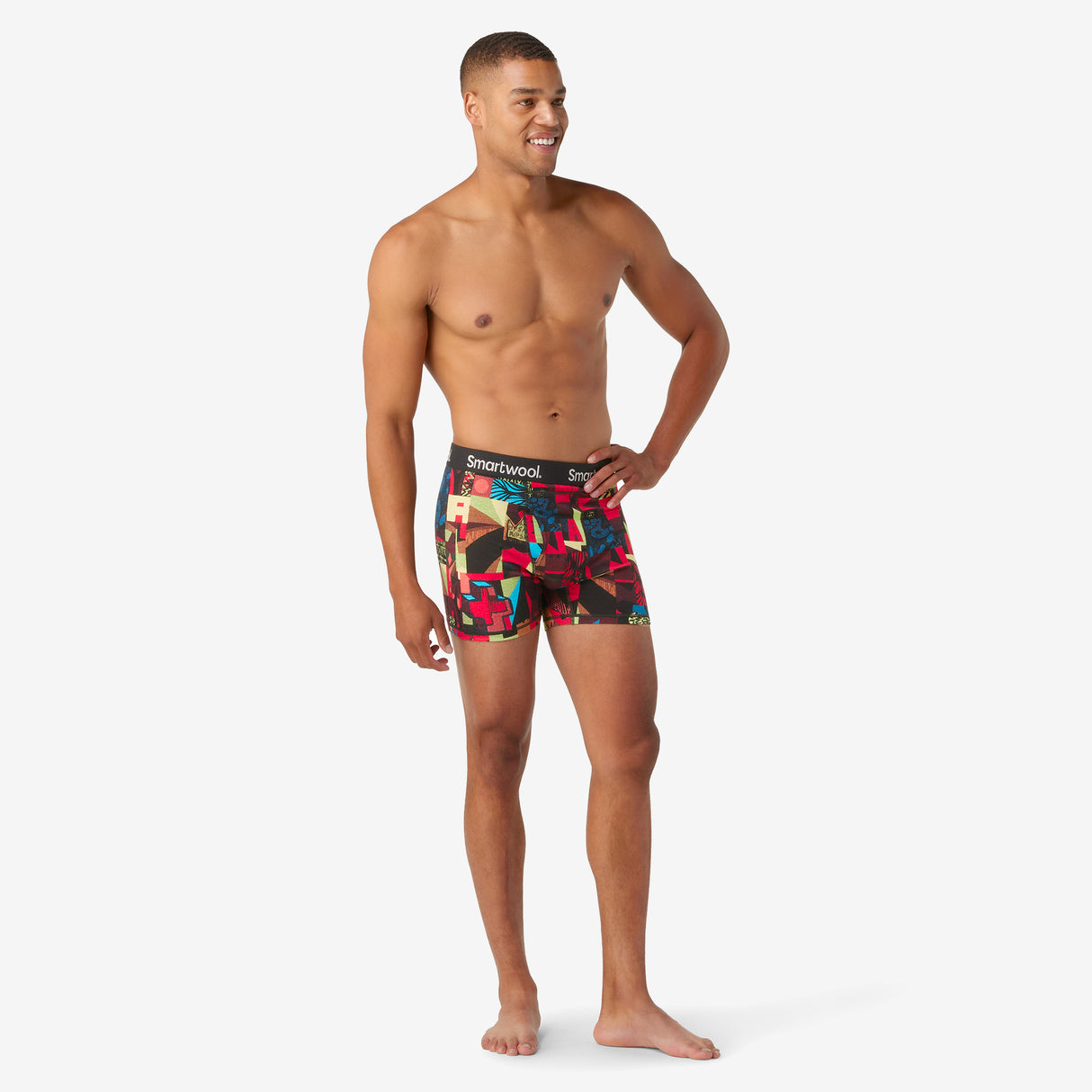 Smartwool - Merino Print Boxer Brief Boxed - Homme