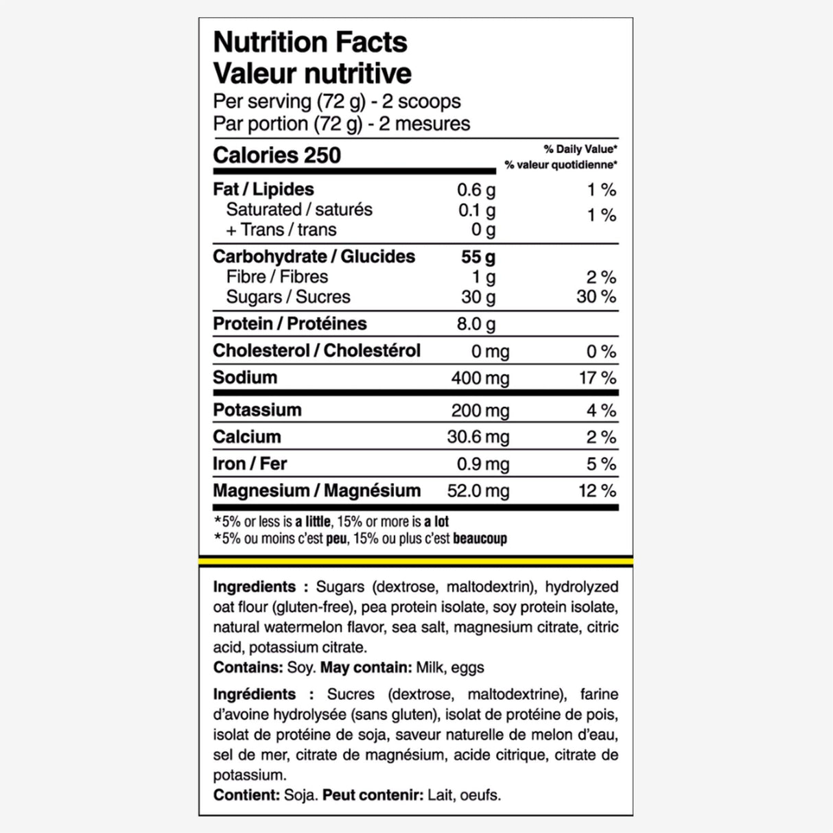 Naak - Ultra Energy Drink Mix 720g - Le coureur nordique