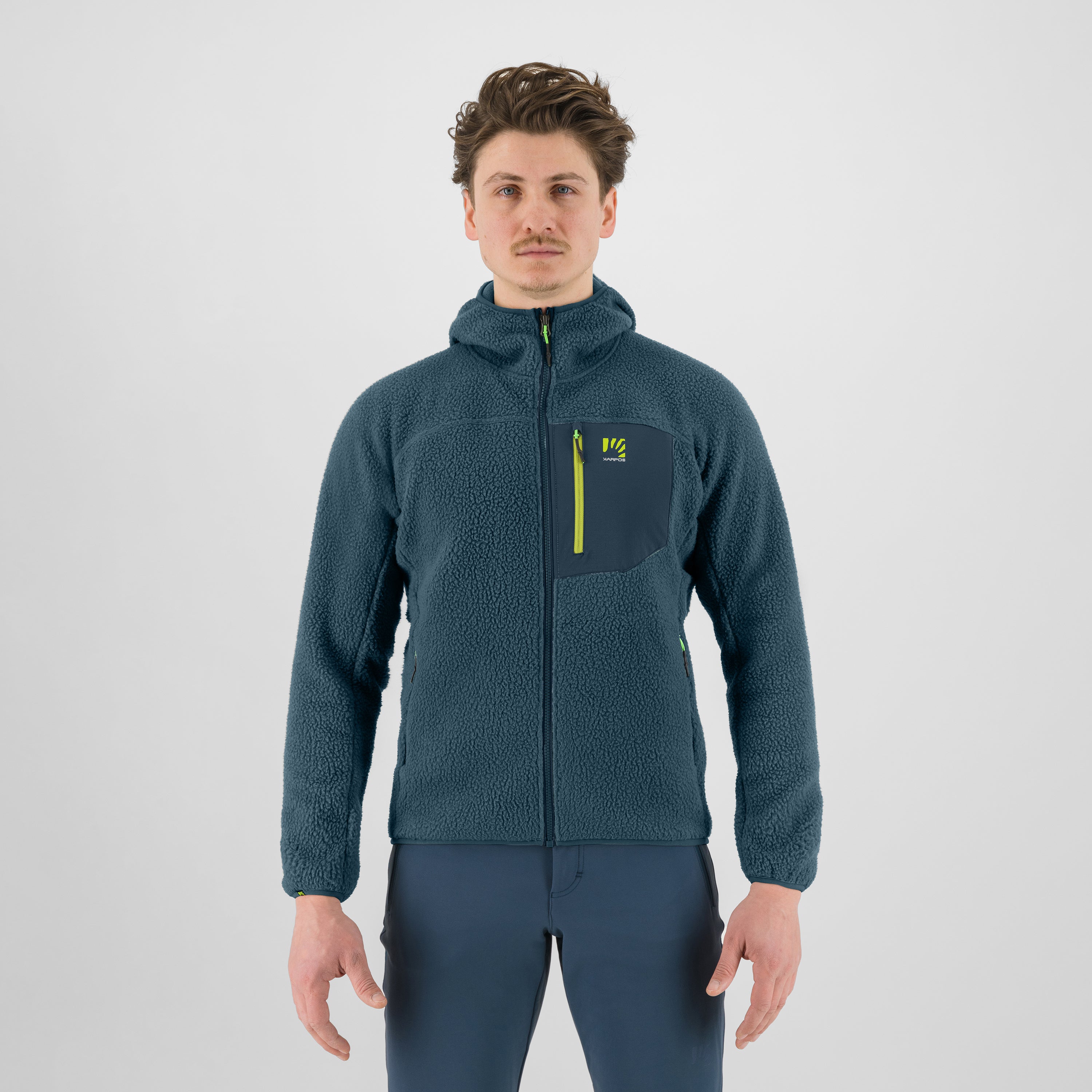 Karpos - Moiazza Retrò Hoodie Fleece - Men's – Le coureur nordique Karpos - Moiazza Retrò Hoodie Fleece - Men's – Le coureur nordique