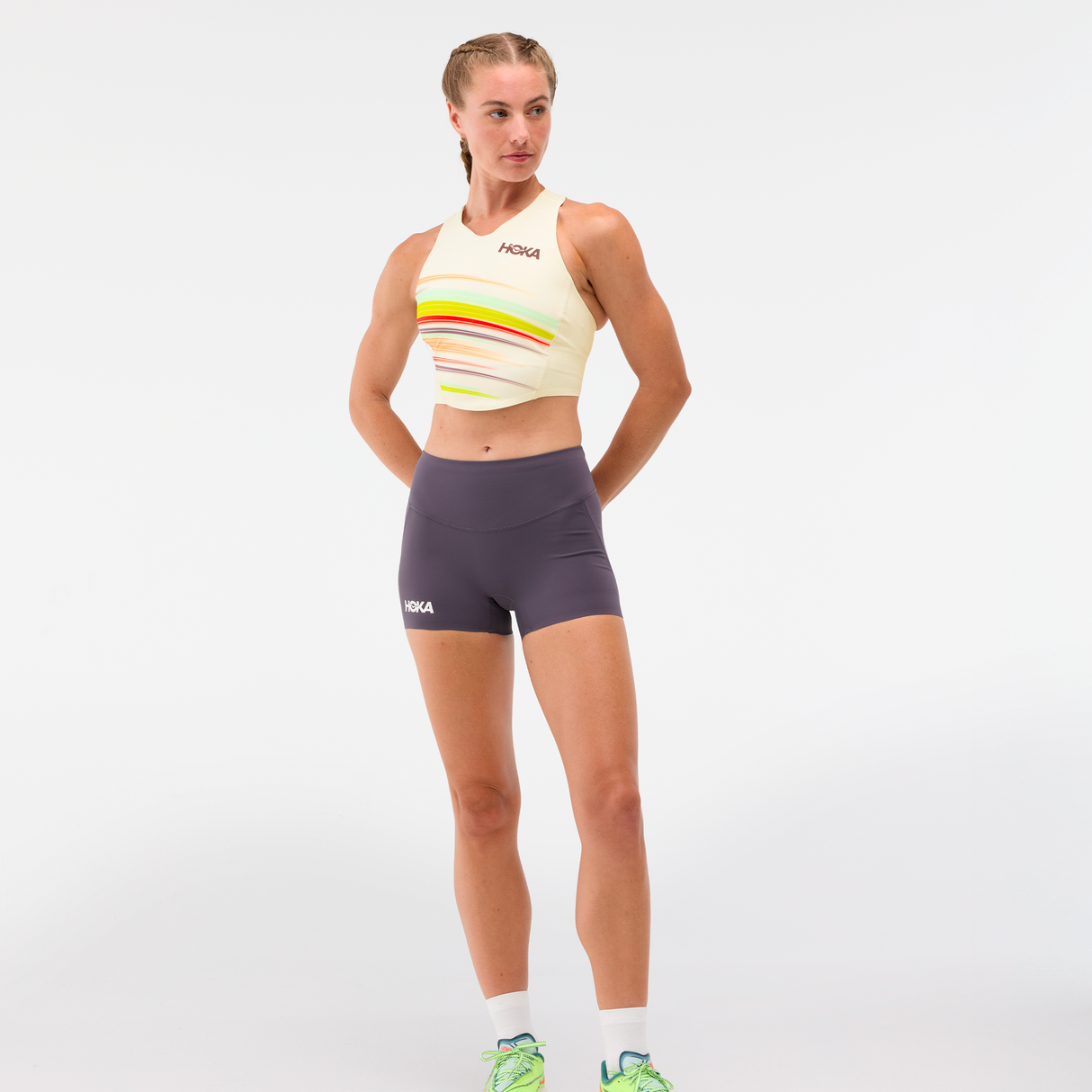 Hoka - Race Day Crop Bra - Femme