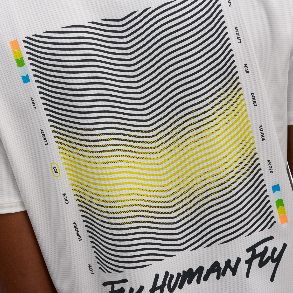 Hoka - Everyrun Short Sleeve Joy Print - Homme