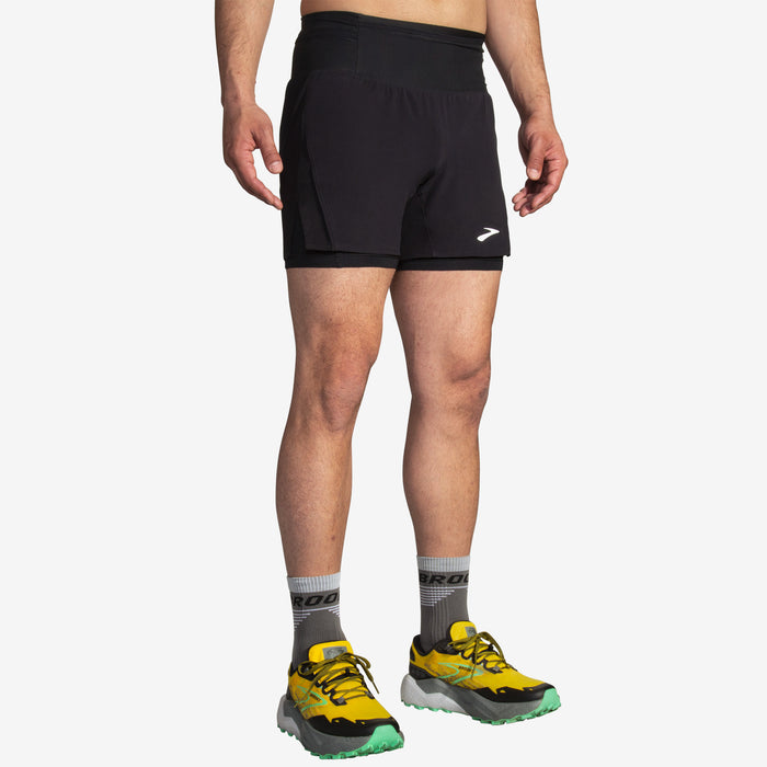 Brooks - High Point 5" 2-in-1 Short 2.0 - Homme
