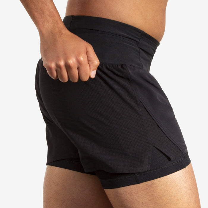 Brooks - High Point 5" 2-in-1 Short 2.0 - Homme