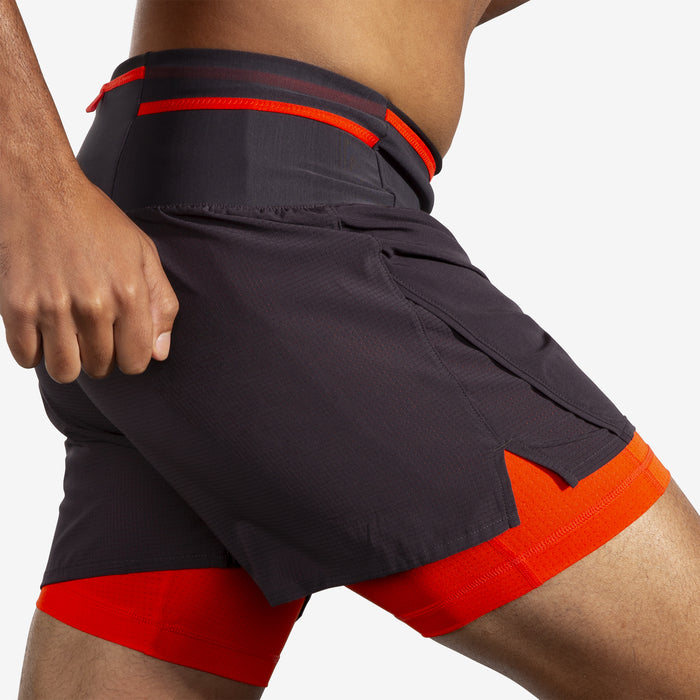 Brooks - High Point 5" 2-in-1 Short 2.0 - Homme