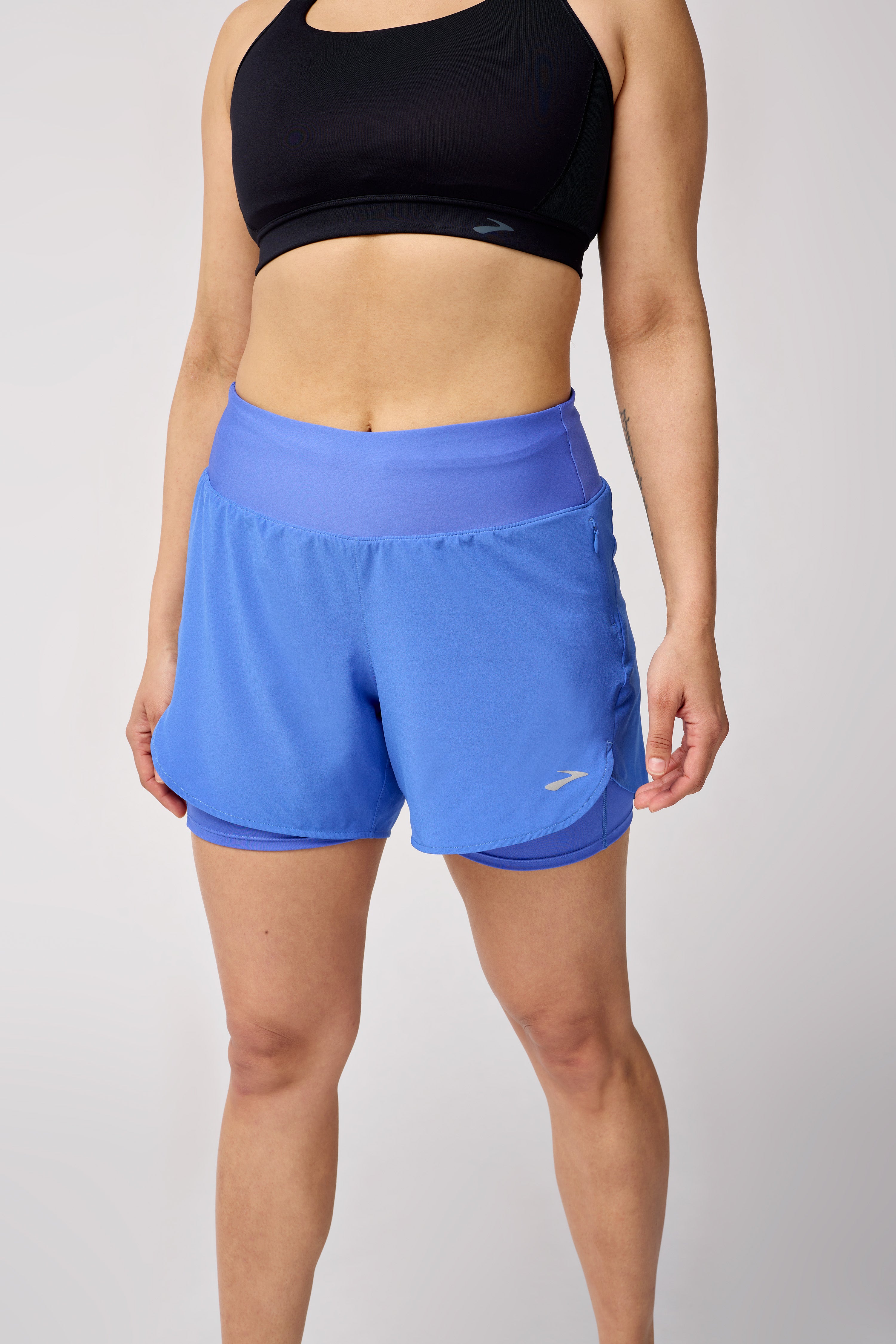 Brooks - Chaser 5" 2-in-1 Short 2.0 - Femme