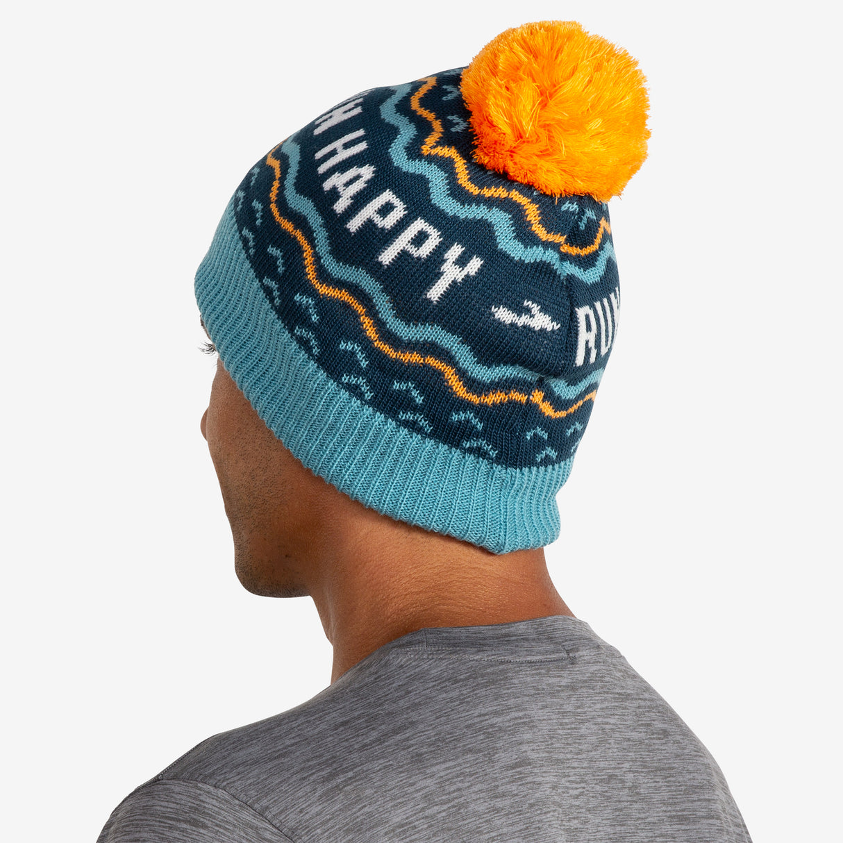 Brooks - Heritage Pom Beanie - Unisexe