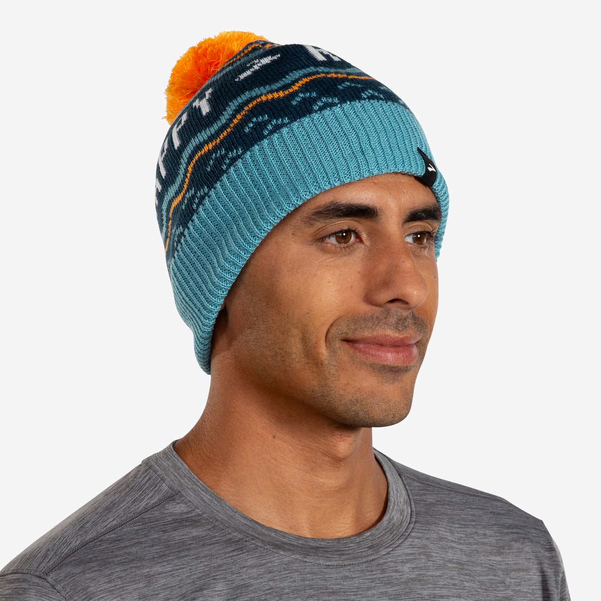 Brooks - Heritage Pom Beanie - Unisexe