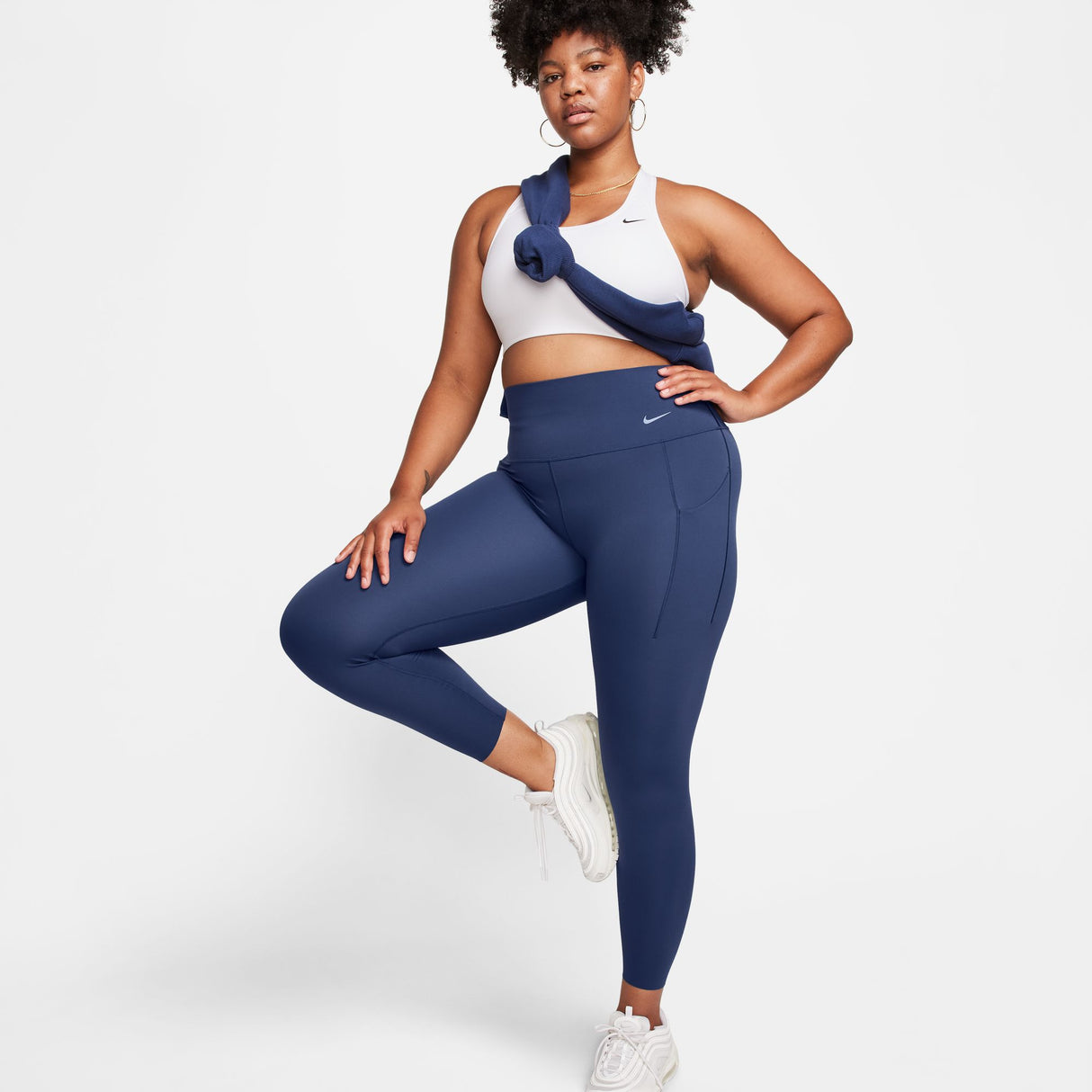 Nike - Universa Medium-Support High-Waisted 7/8 Leggings with Pockets - Women's