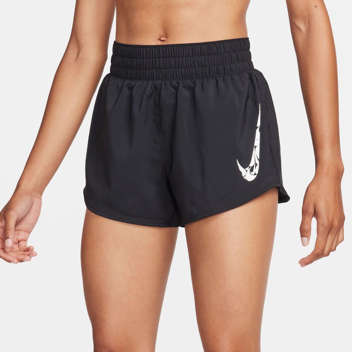 Nike - One Dri-Fit Mid-Rise Brief-Lined Shorts - Women's