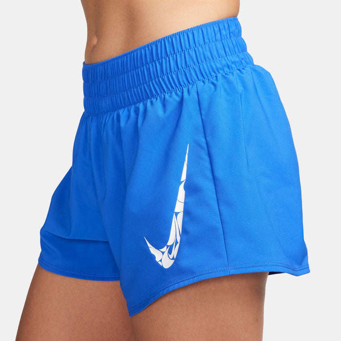 Nike - One Dri-Fit Mid-Rise Brief-Lined Shorts - Femme