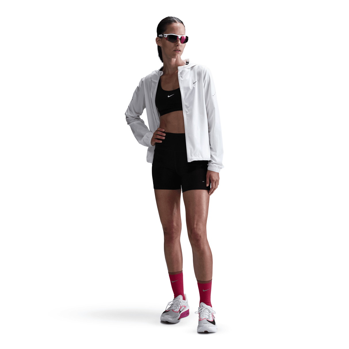 Nike - Swift High-Waisted 10cm (approx.) Tight Running Shorts with Pockets - Femme