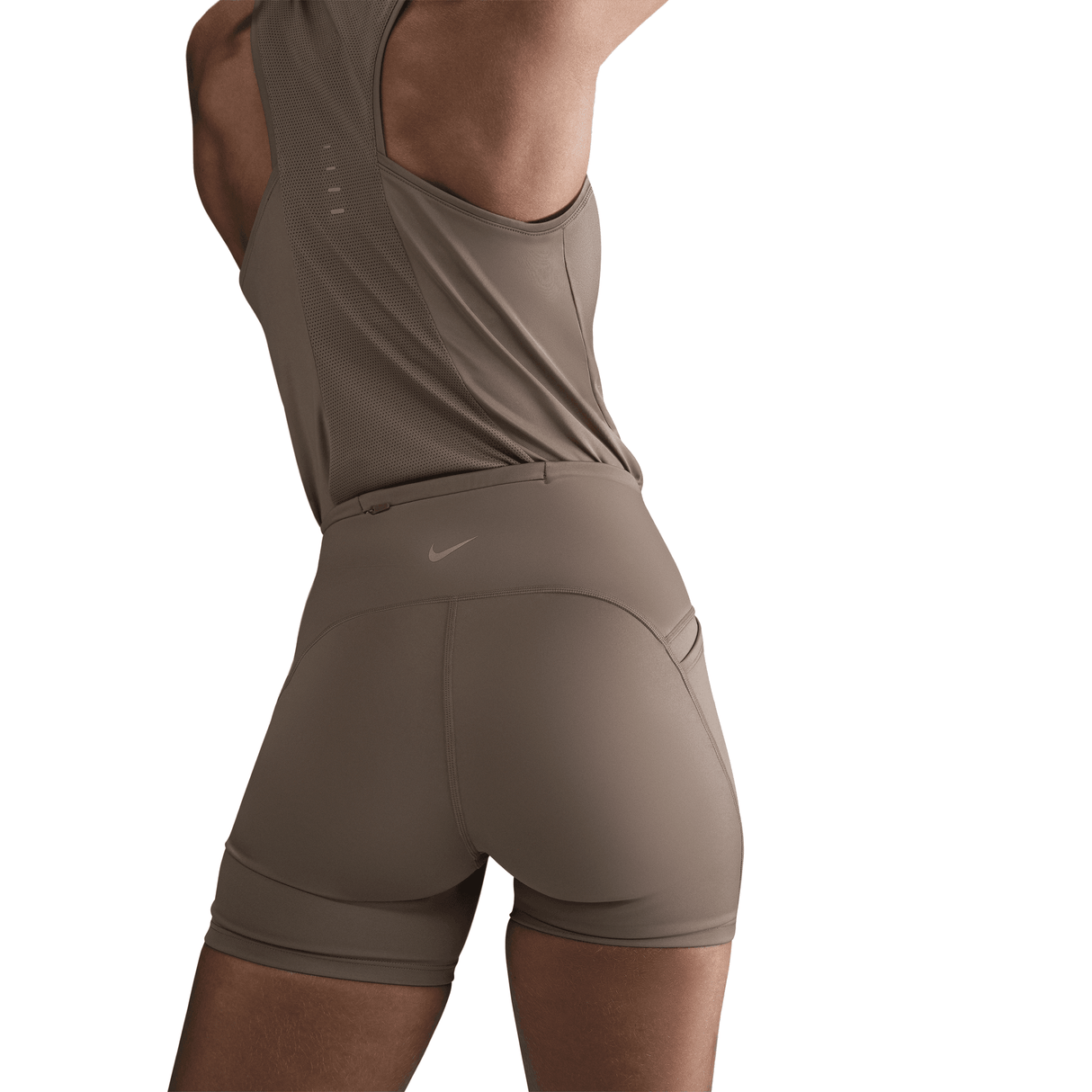 Nike - Swift High-Waisted 10cm (approx.) Tight Running Shorts with Pockets - Femme