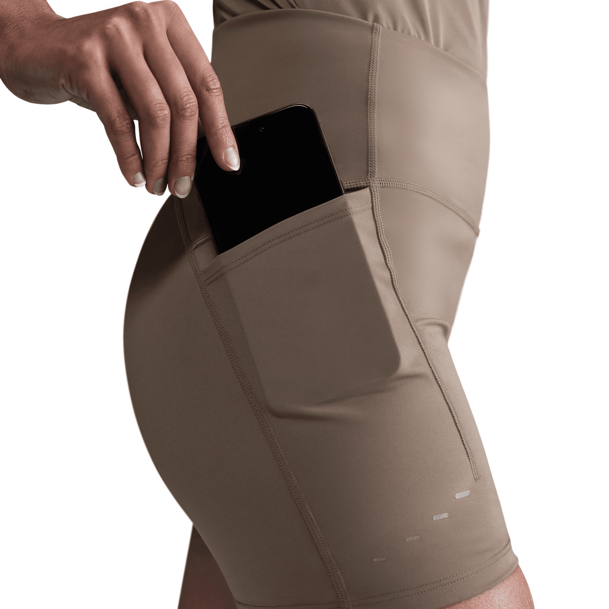 Nike - Swift High-Waisted 10cm (approx.) Tight Running Shorts with Pockets - Femme