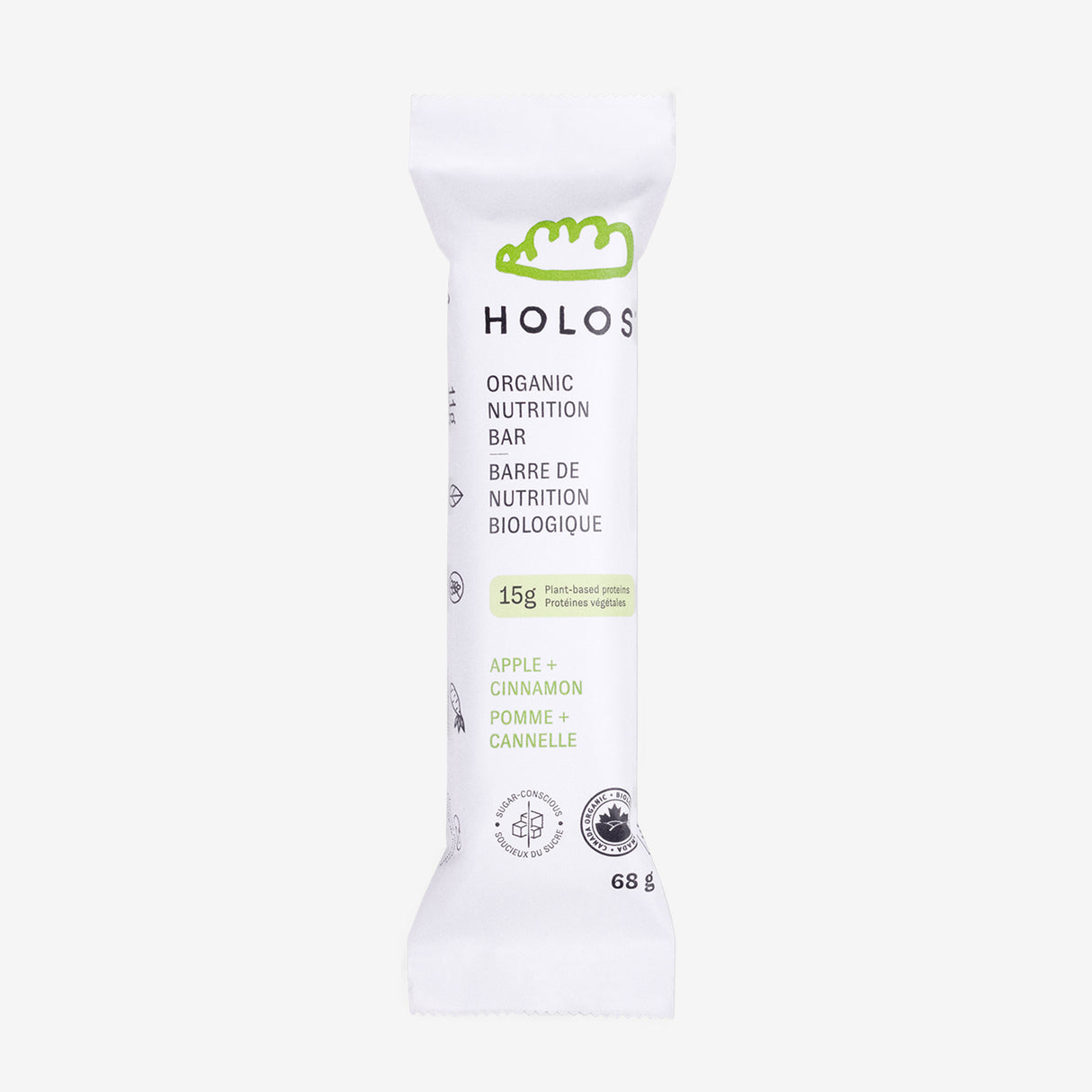 Holos - Organic Nutrition Bar (Box of 12 bars)