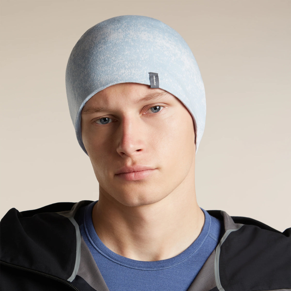 Icebreaker - Merino 260 Oasis Vertex Reversible Beanie Chillwave - Unisexe