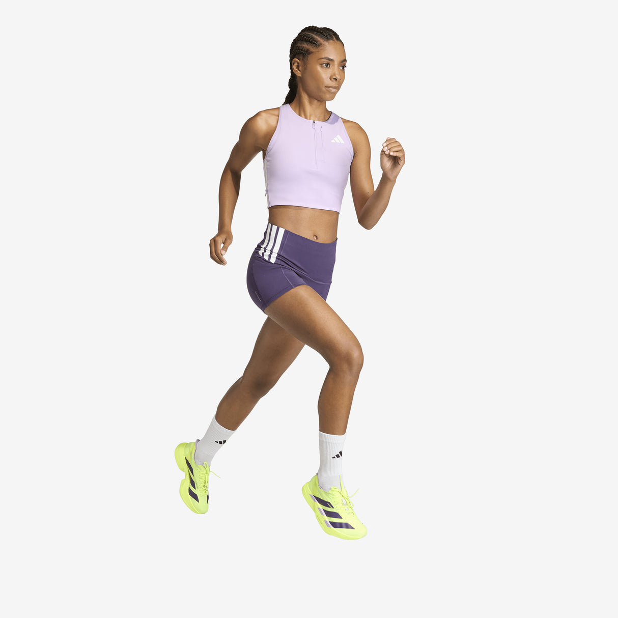 Adidas - Adizero Short Leggings 3'' - Femme