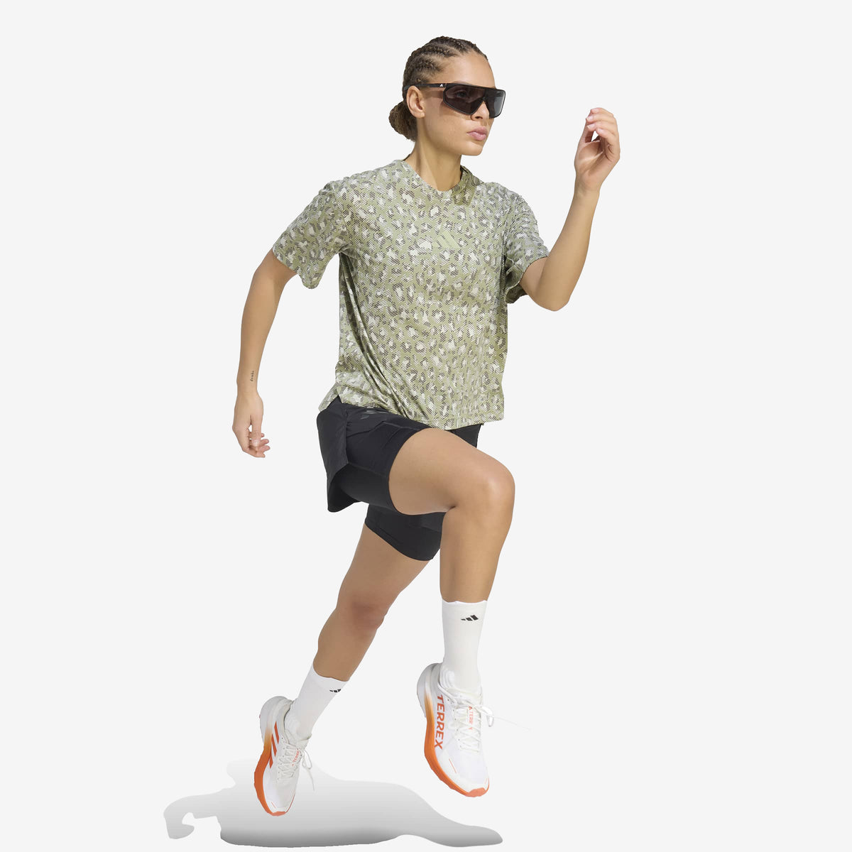 Adidas - Terrex Xploric CLIMACOOL+ Printed Trail T-shirt - Femme