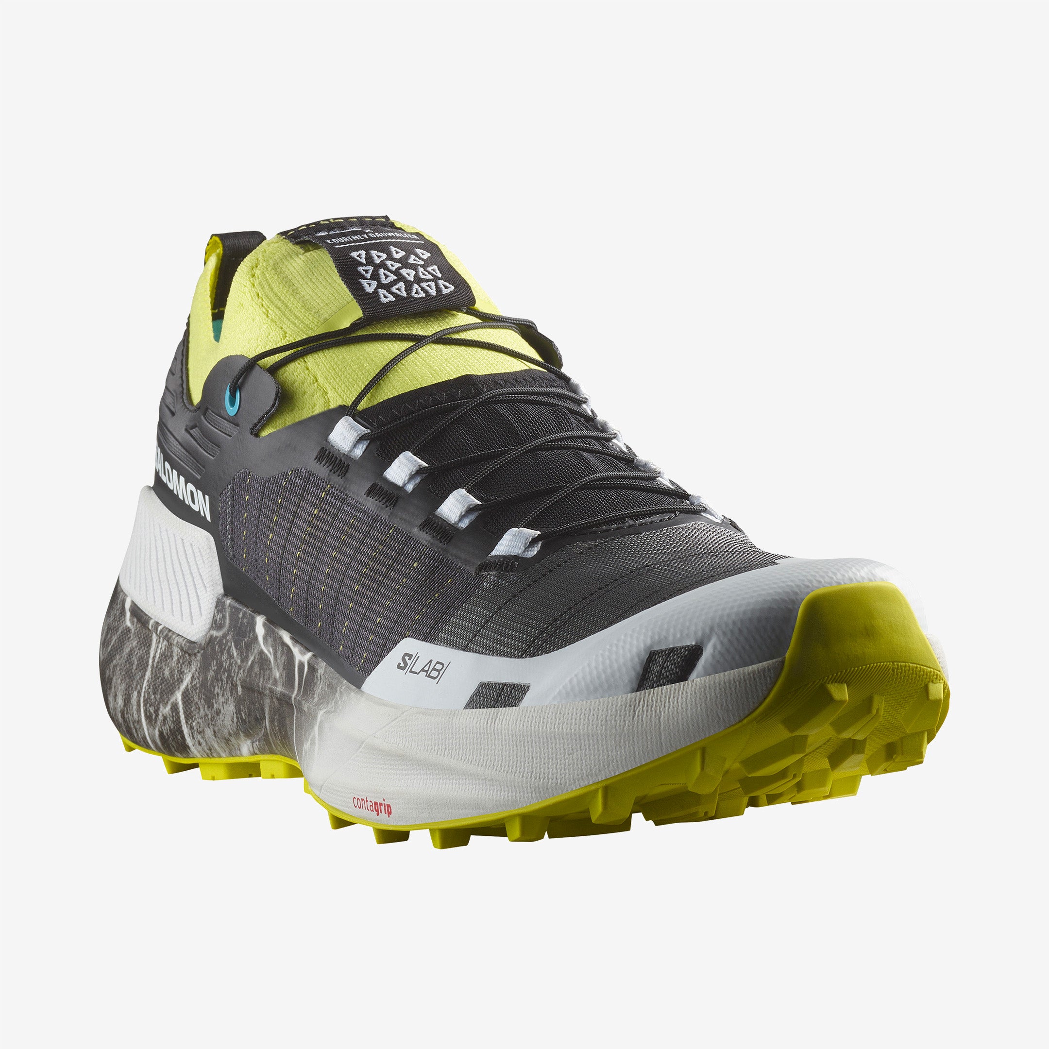 Salomon S Lab Genesis Ltd Courtney Unisex 4.5 M 5.5 W Sunny Lime Black White Regular