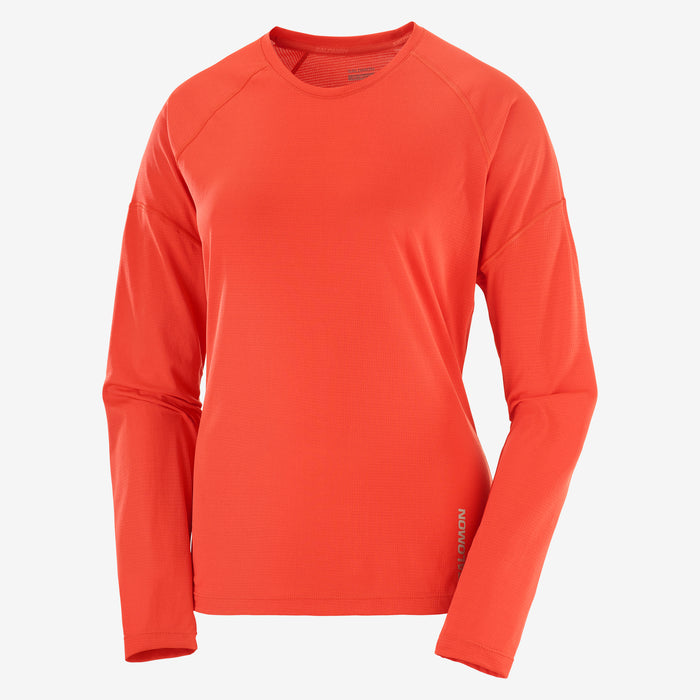 Salomon - Cross Run Long Sleeve Tee - Femme