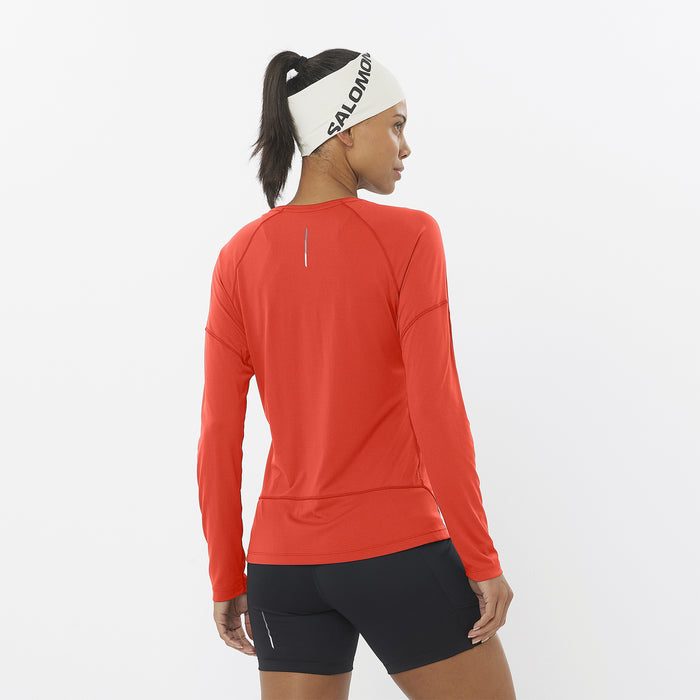 Salomon - Cross Run Long Sleeve Tee - Femme