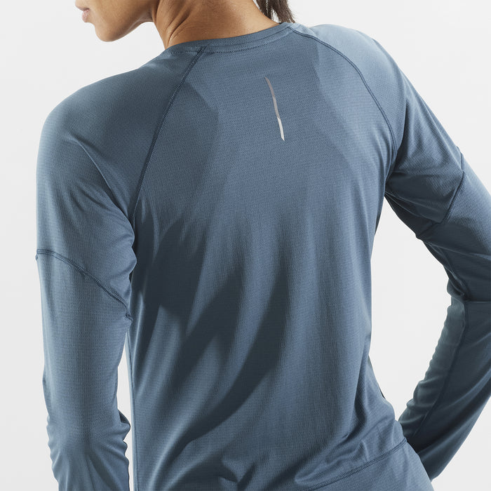 Salomon - Cross Run Long Sleeve Tee - Femme