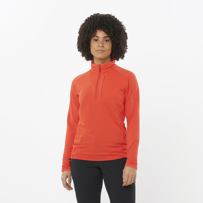 Salomon - Essential Lightwarm Half-zip - Femme