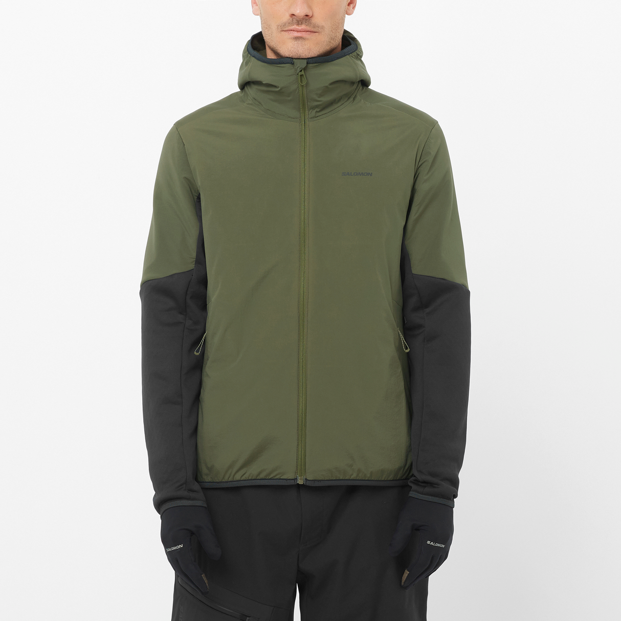 Salomon - Outline Warm Hybrid Hoody - Homme