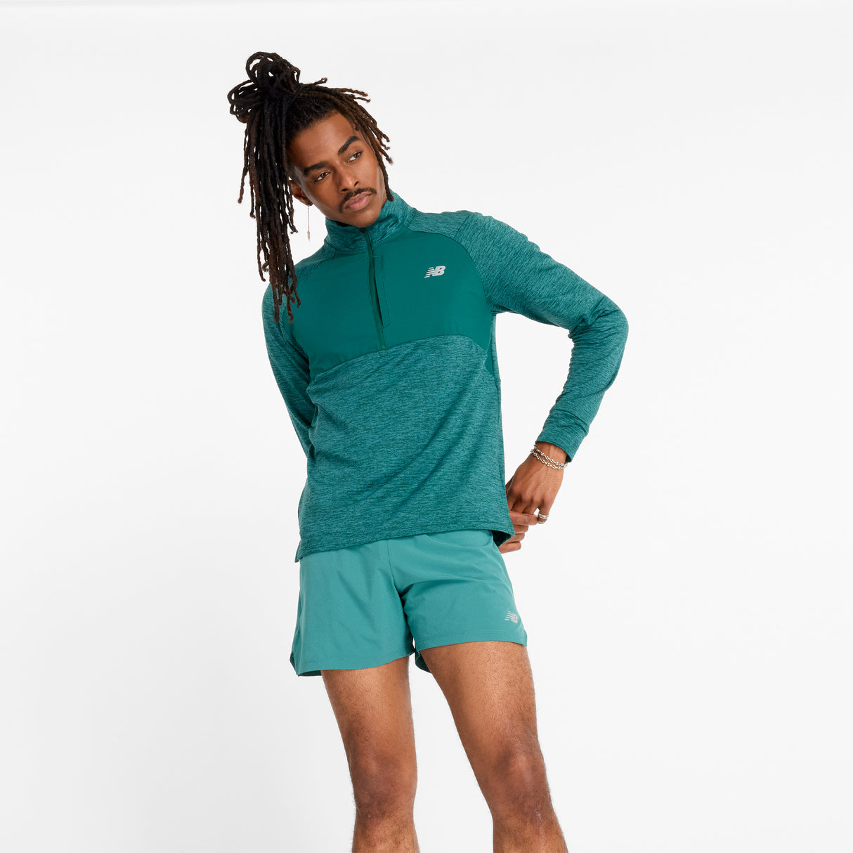 New Balance - Athletics Heat Grid 1/2 Zip - Men's