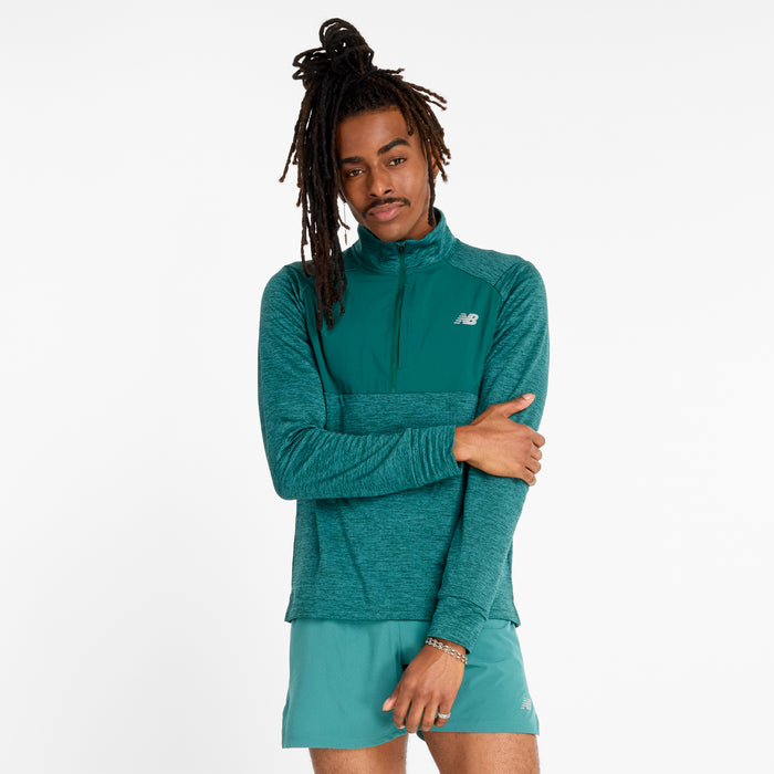 New Balance - Athletics Heat Grid 1/2 Zip - Homme