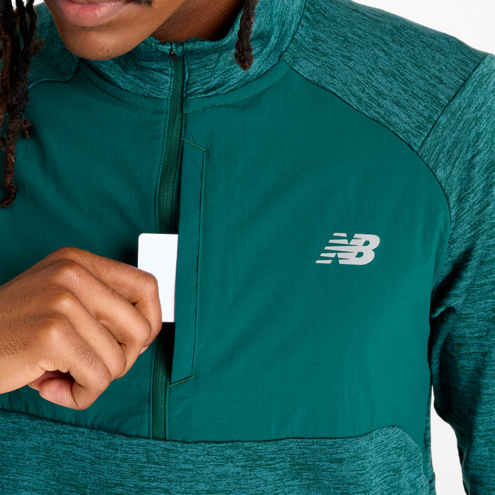 New Balance - Athletics Heat Grid 1/2 Zip - Homme