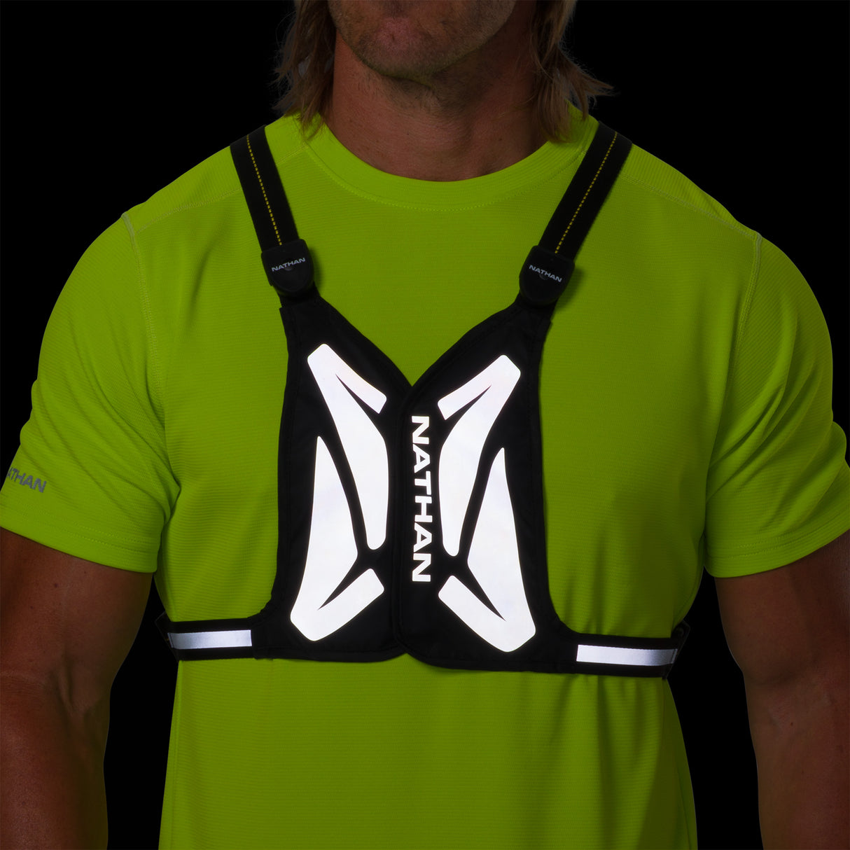 Nathan - Laser Light Web Vest Black