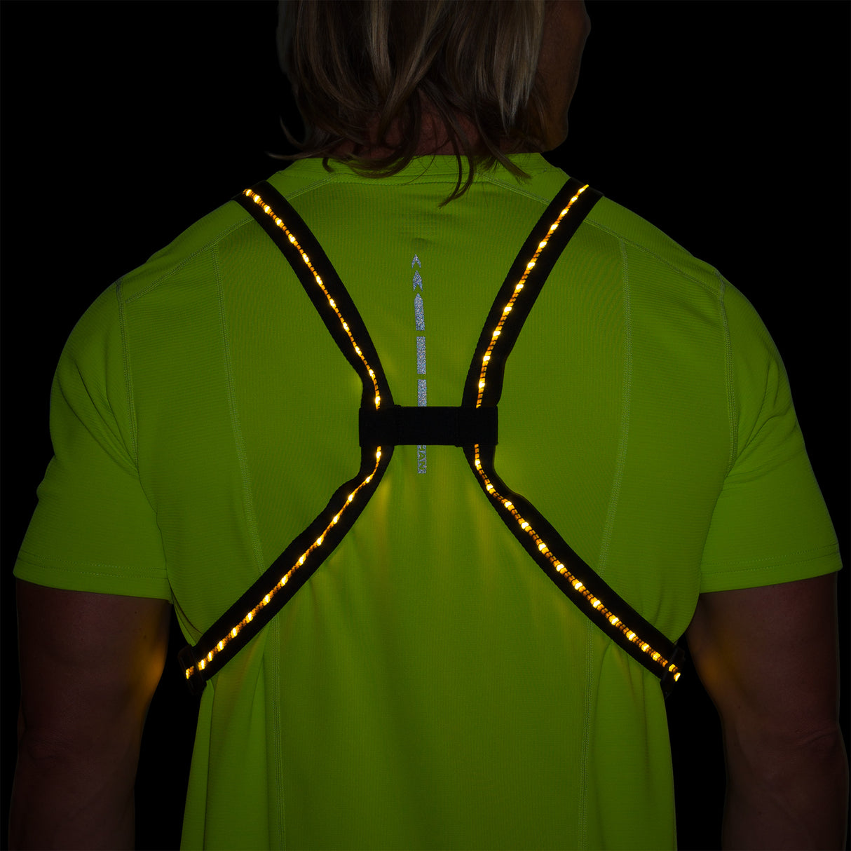 Nathan - Laser Light Web Vest Black