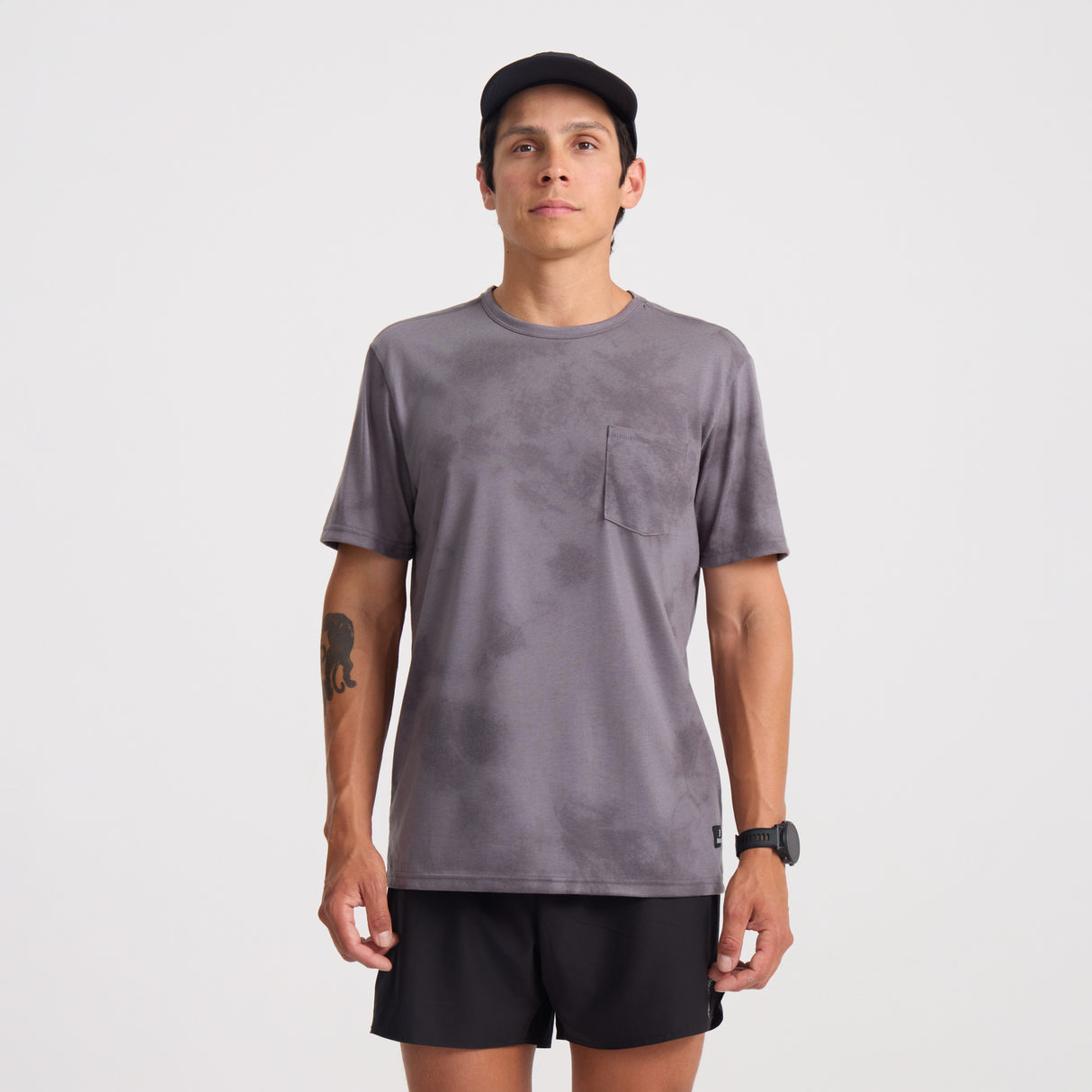 Roark - Active Tie Dye Pocket Short Sleeve Tee - Homme