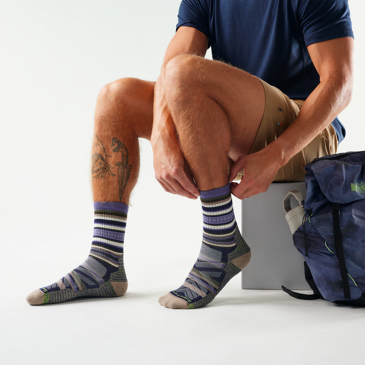 Smartwool - Hike Light Cushion Panorama Crew Socks - Unisexe