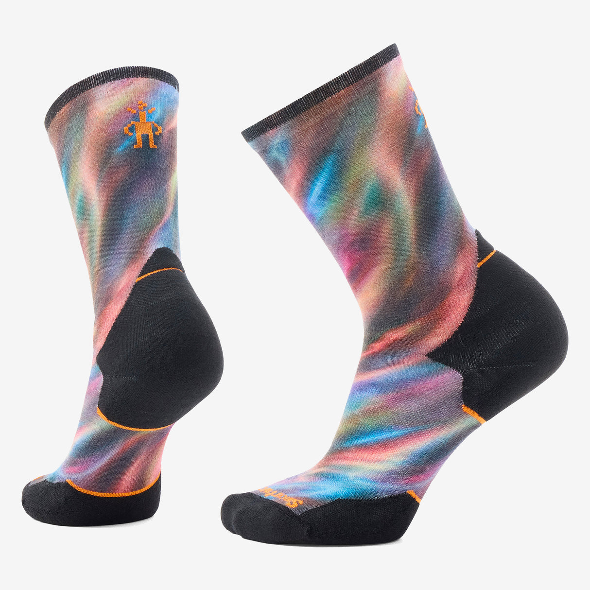 Smartwool - Trail Run Targeted Cushion Water Shimmer Print Crew Socks - Women's