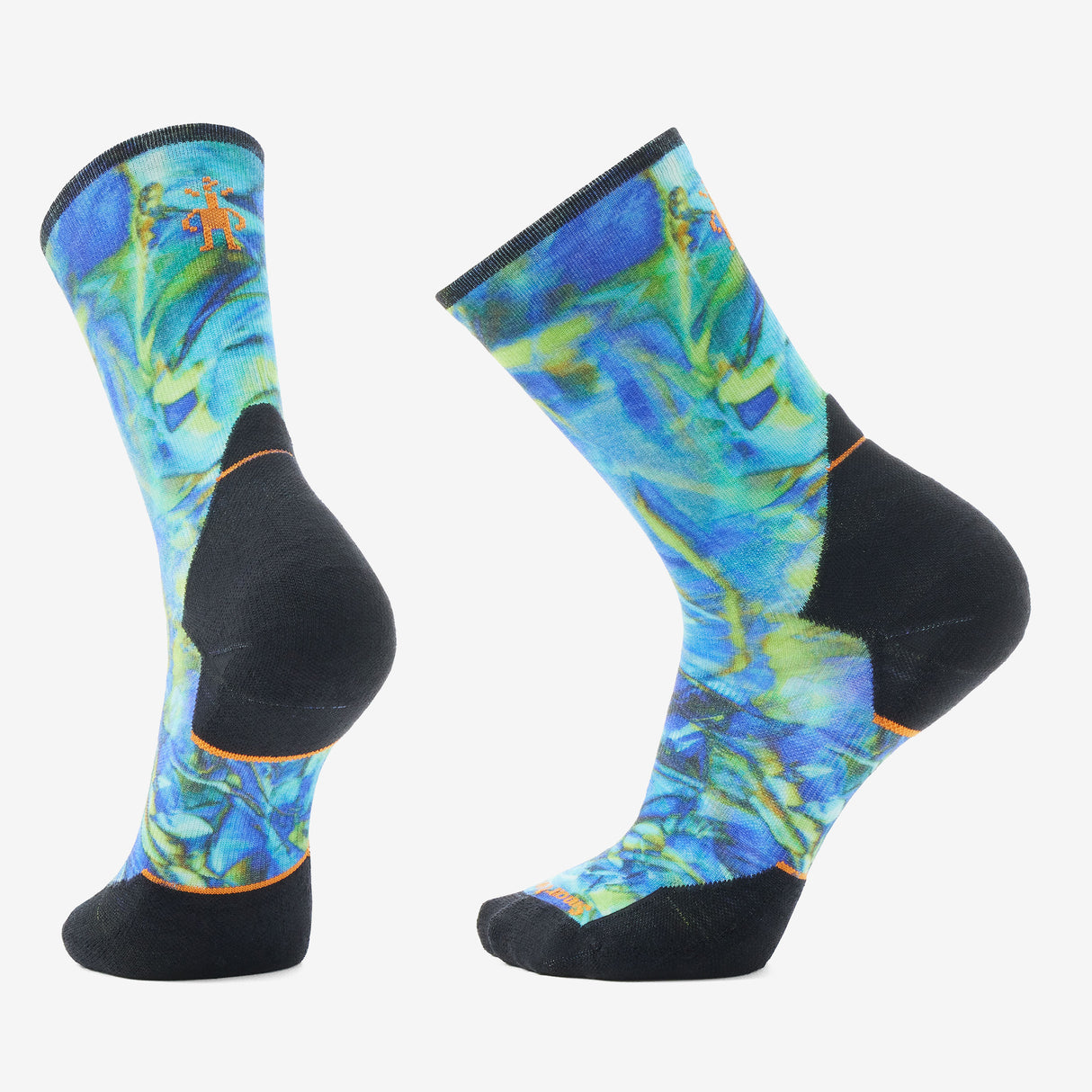 Smartwool - Trail Run Targeted Cushion Reflections Print Crew Socks - Unisex