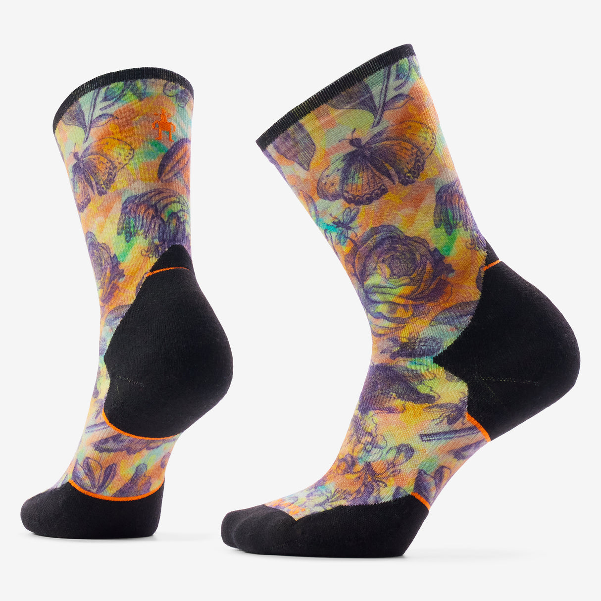 Smartwool - Trail Run Targeted Cushion Floral Party Print Crew Socks - Femme