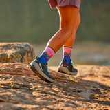 Smartwool - Hike Targeted Cushion Mountain Sunrise Print Crew Socks - Femme