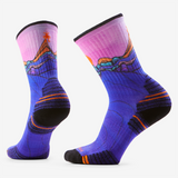 Smartwool - Hike Targeted Cushion Mountain Sunrise Print Crew Socks - Femme