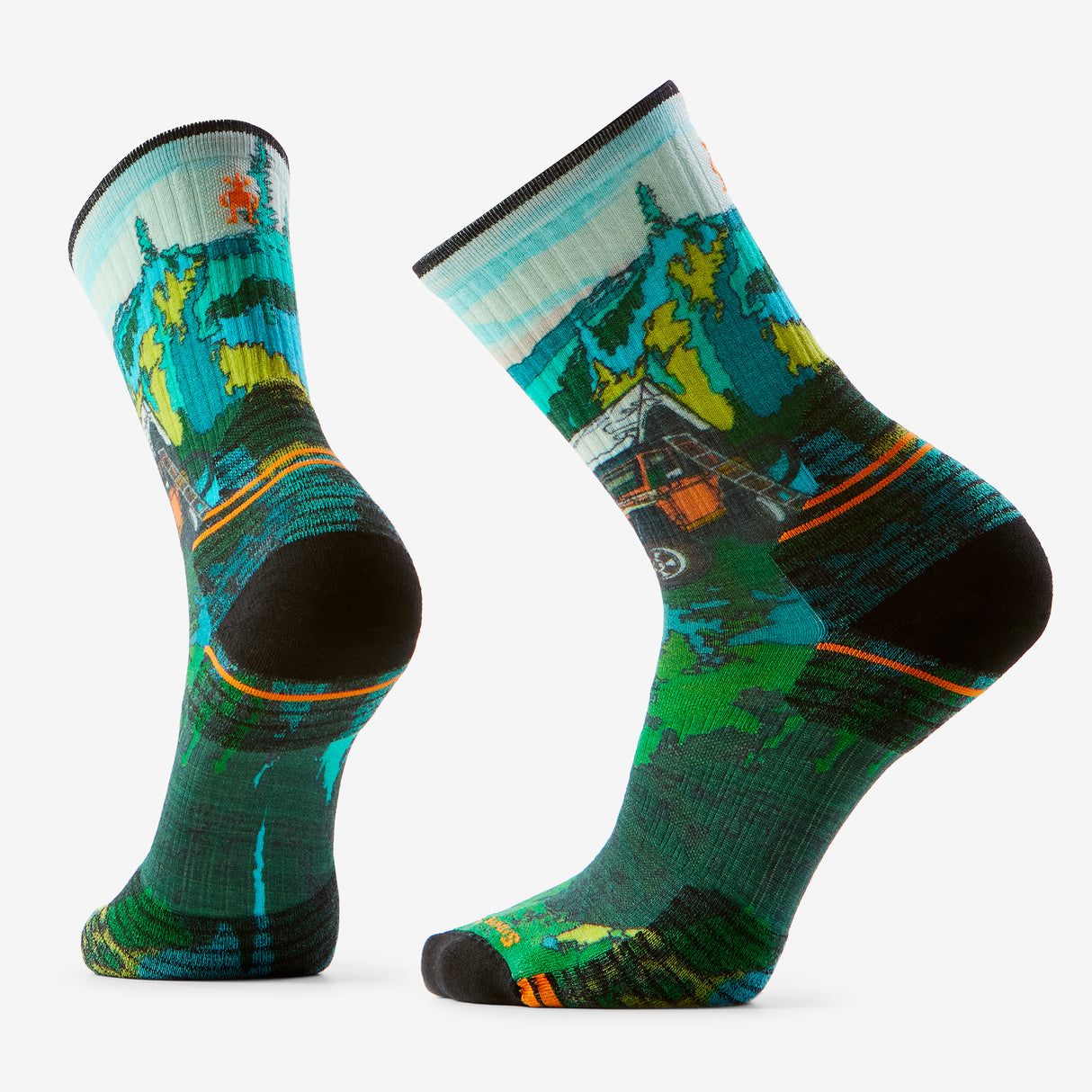 Smartwool - Hike Targeted Cushion Trail Trekker Print Crew Socks - Unisexe