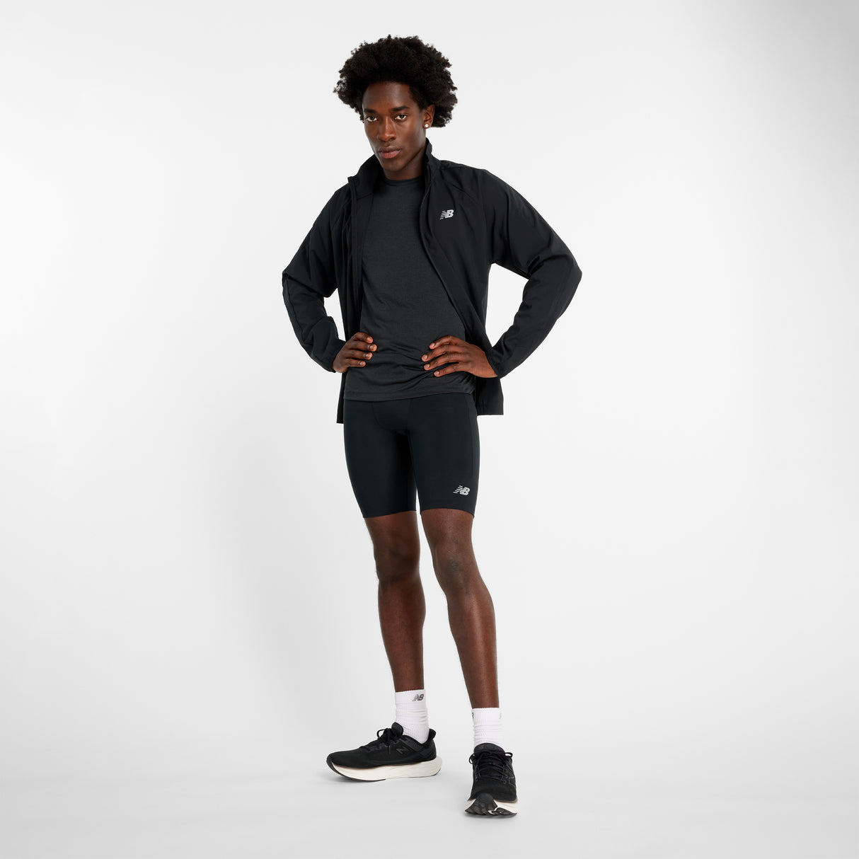 New Balance - NB Sleek Pocket Half Tight 9 - Men's