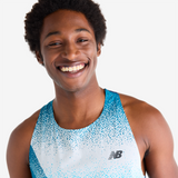 New Balance - Race Day Ultra Light Printed Singlet - Homme