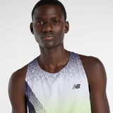 New Balance - Race Day Ultra Light Printed Singlet - Homme